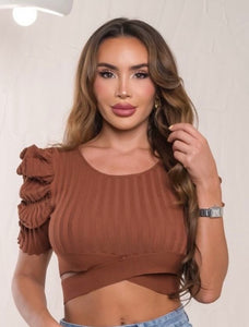 Galilea Top (Brown)