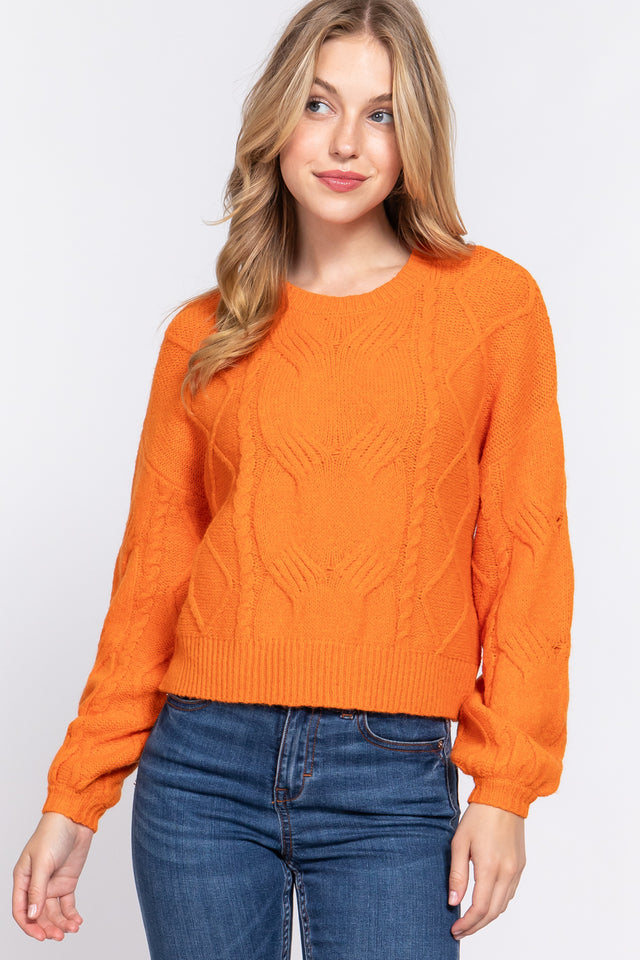 Olea Cable Sweater