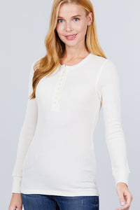 Jess Long Sleeve Top (White)