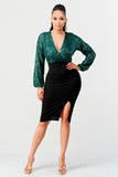 Bambi Midi Dress (Green)