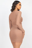 Believe Mini Dress (Mocha)