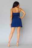 Alva Wrap Dress (Navy)