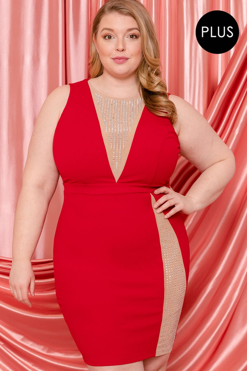 Angie Mini Dress (Plus Size)