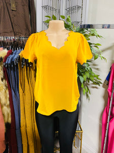 Huston Top (Mustard)