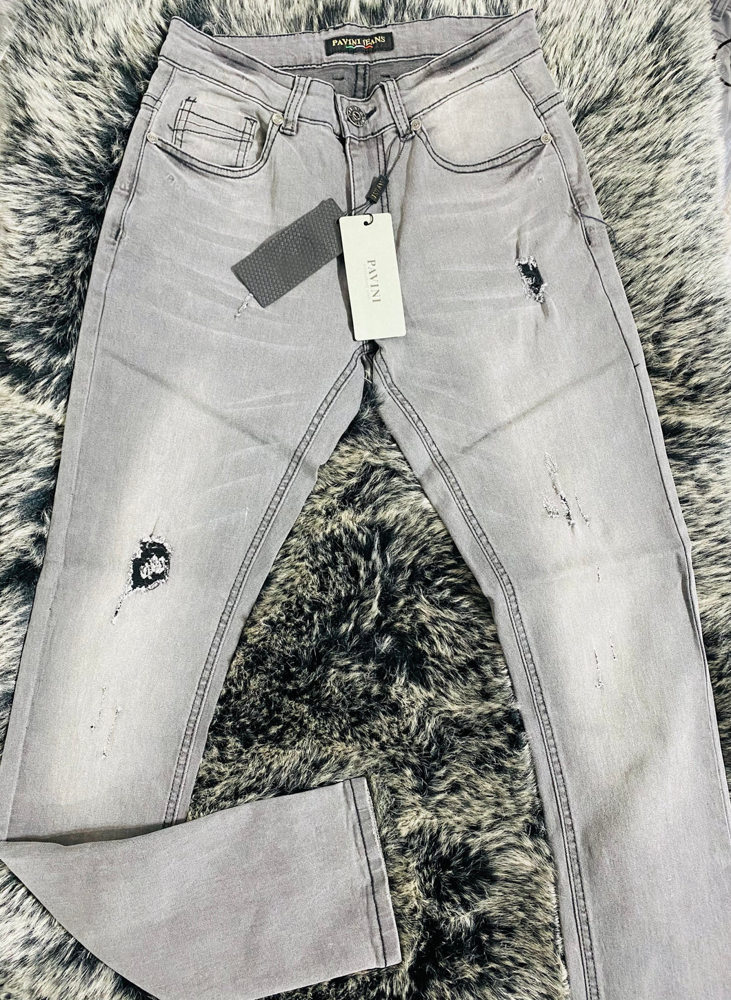 Gray Skinny Jeans